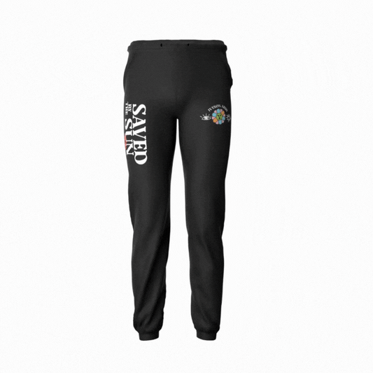 Saved by The Sun Black Track Pants