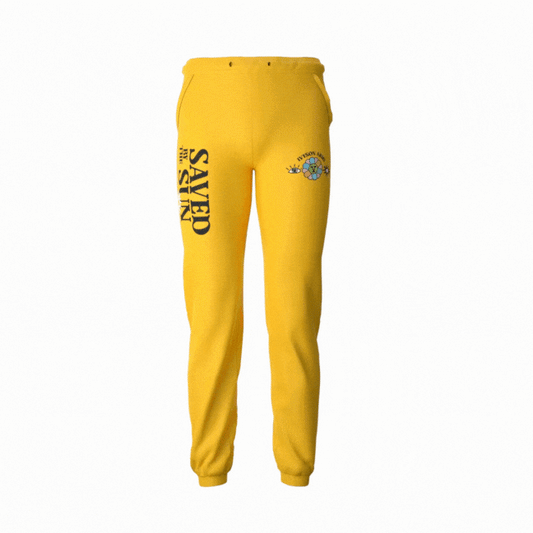 Saved by The Sun Yellow Track Pants